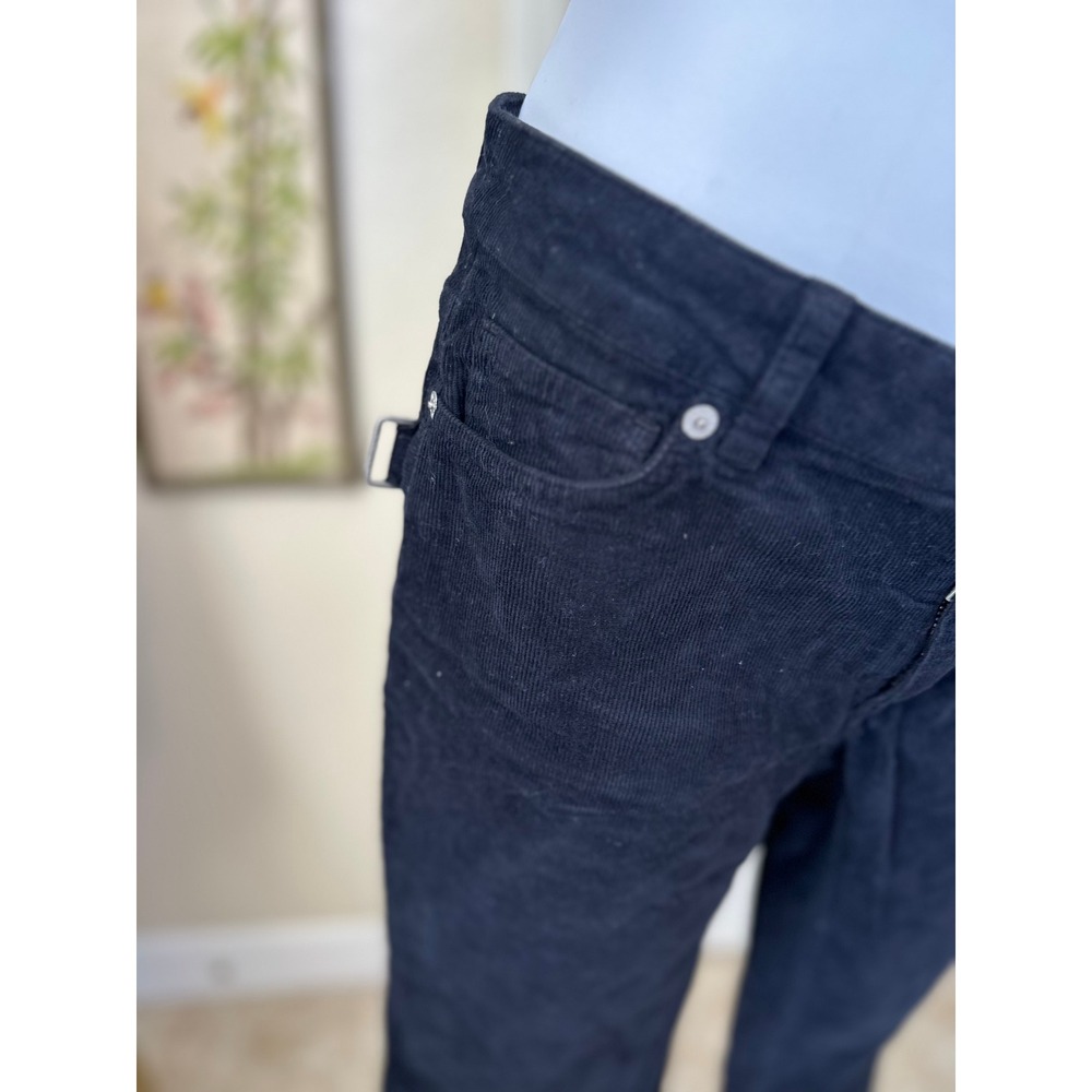 Zadig & Voltaire‎ Corduroy Pants Skinny Leg Dark Blue Casual Designer - Picture 5 of 14